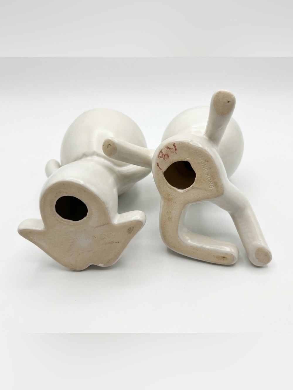 🤍 Set of 2 Modern Human Figure Bowl Planters Scandi Decor Modern Minimalist ✨ - Picture 2 of 4